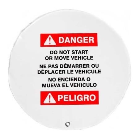 Zing ZING Lockout Steering Wheel Cover, 19" Diameter, 7346 7346